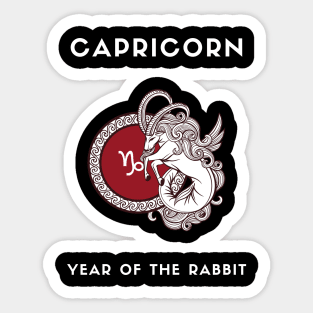 CAPRICORN / Year of the RABBIT Sticker